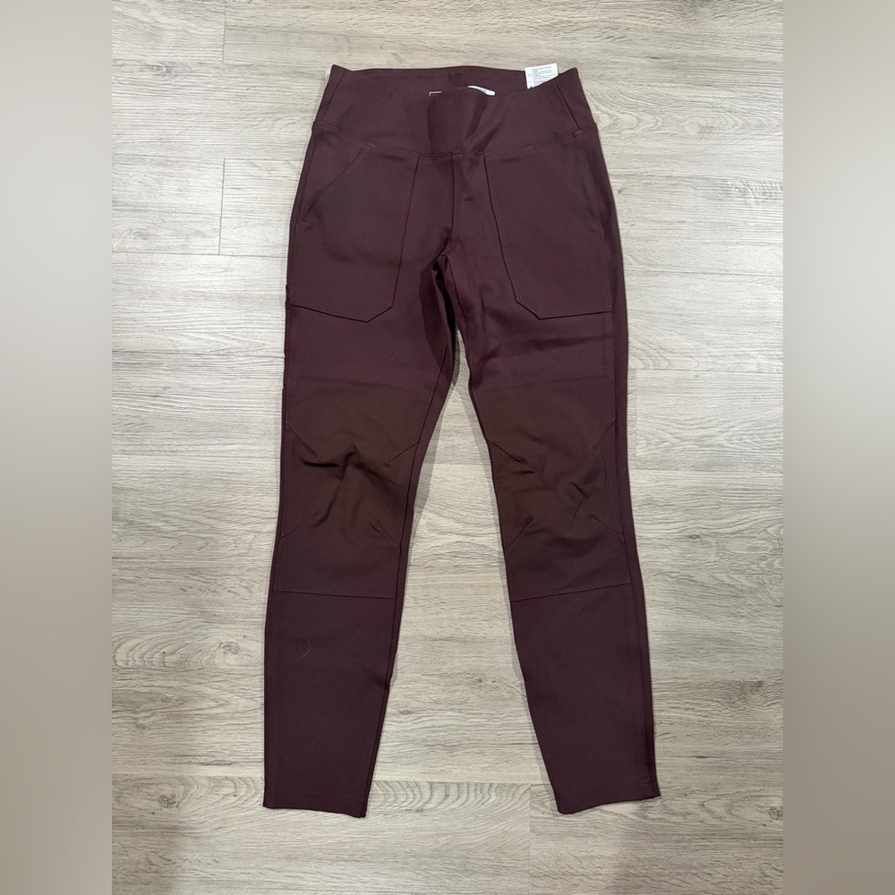 Women's Burgundy Jeans Carhartt Fitted Pants‎ Pull On XS Slim Fit